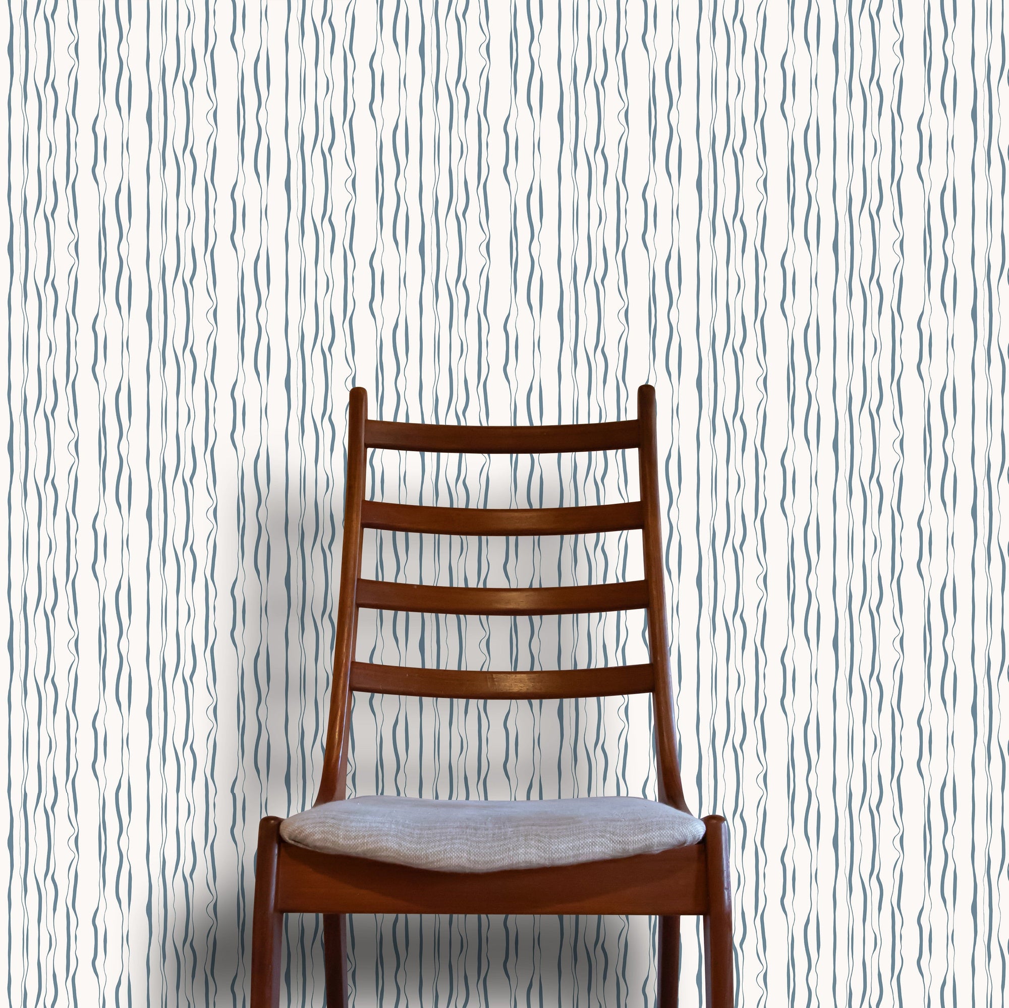 Indian Ink Wallpaper - Stone Blue