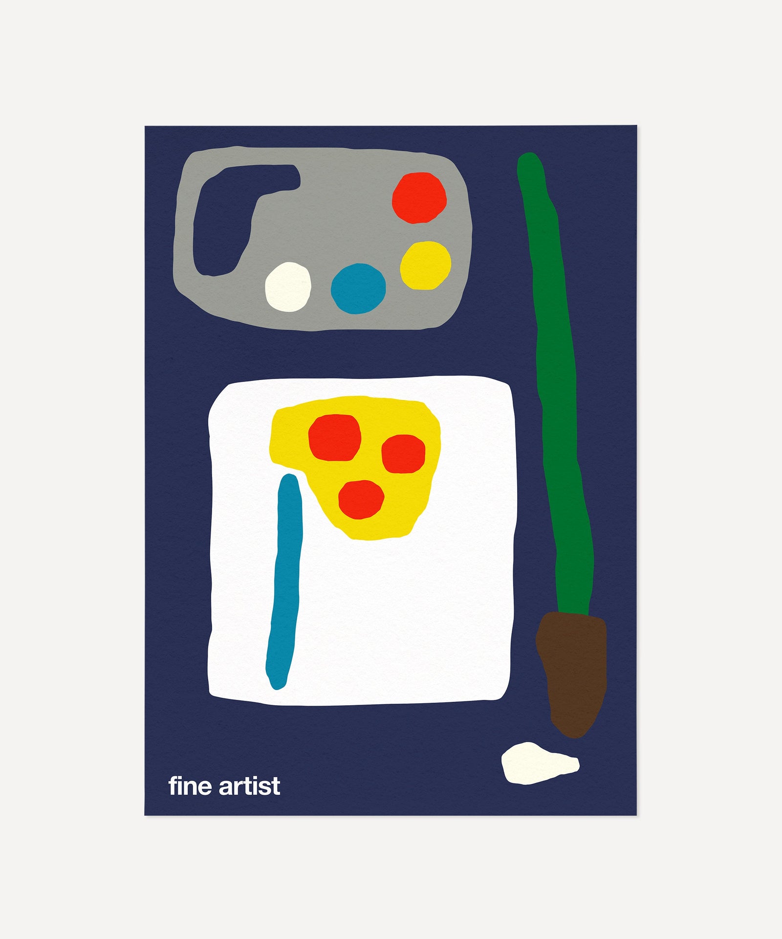 Fine Artist Print - Navy