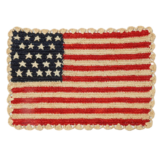 Handcrafted Scalloped Americana Placemats