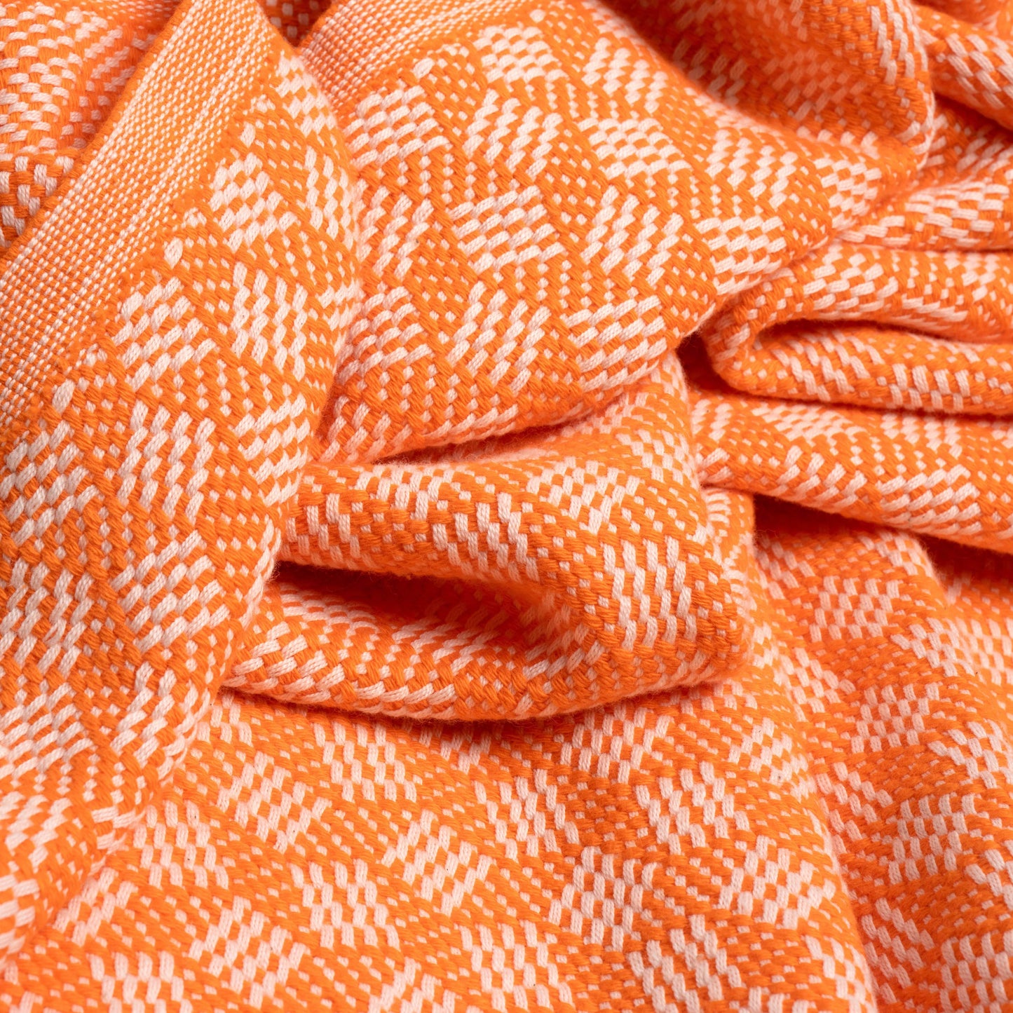 Modern Love Pure Cotton Bath Towel In Sicilian Orange