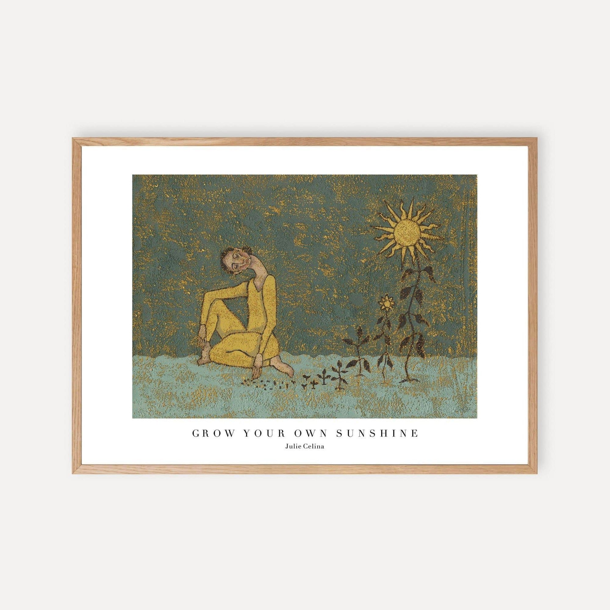 Grow Your Own Sunshine - Botanical Art Print-