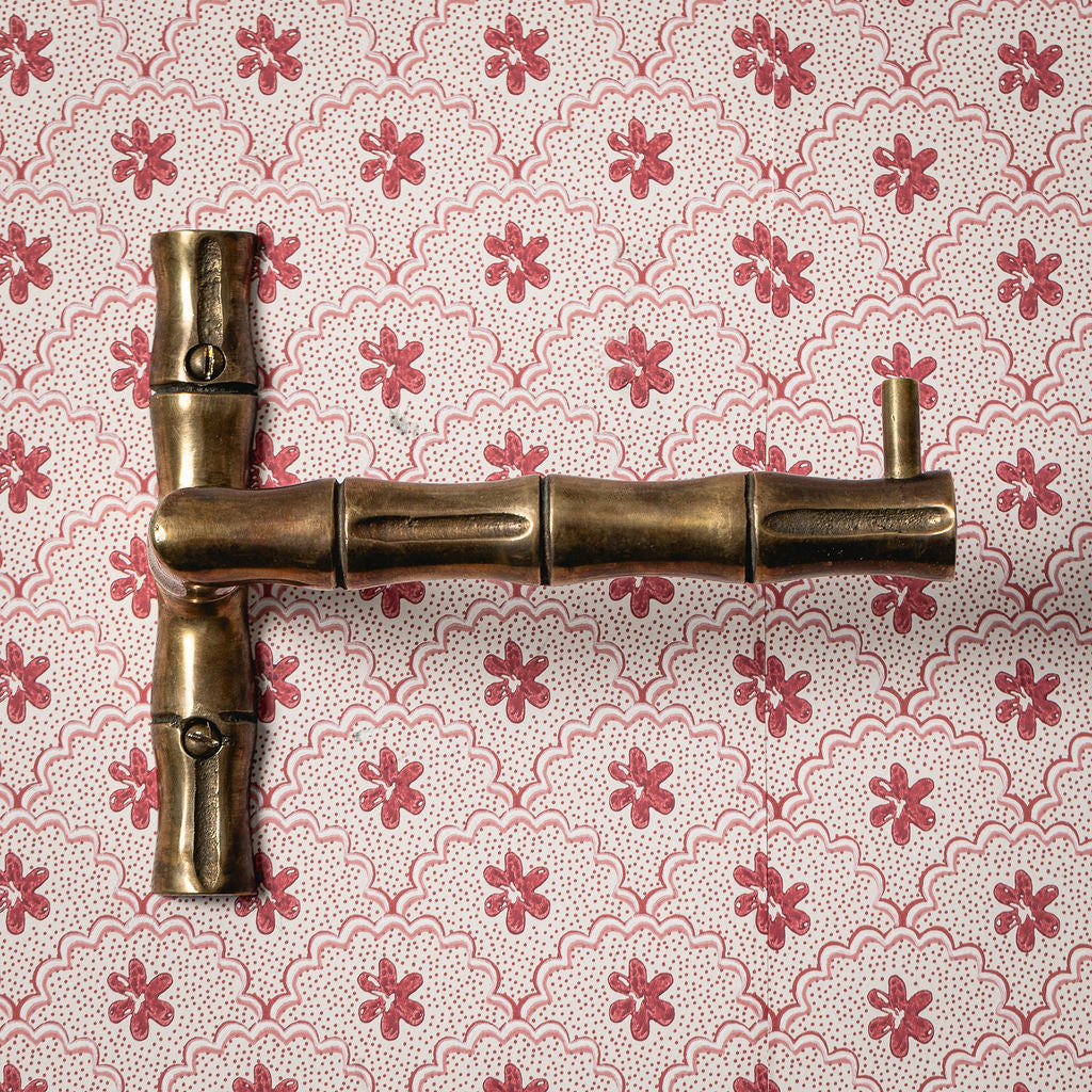 Linley Toilet Roll Holder, Aged Brass