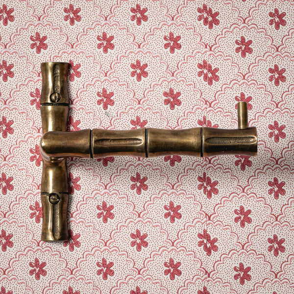 Linley Toilet Roll Holder, Aged Brass