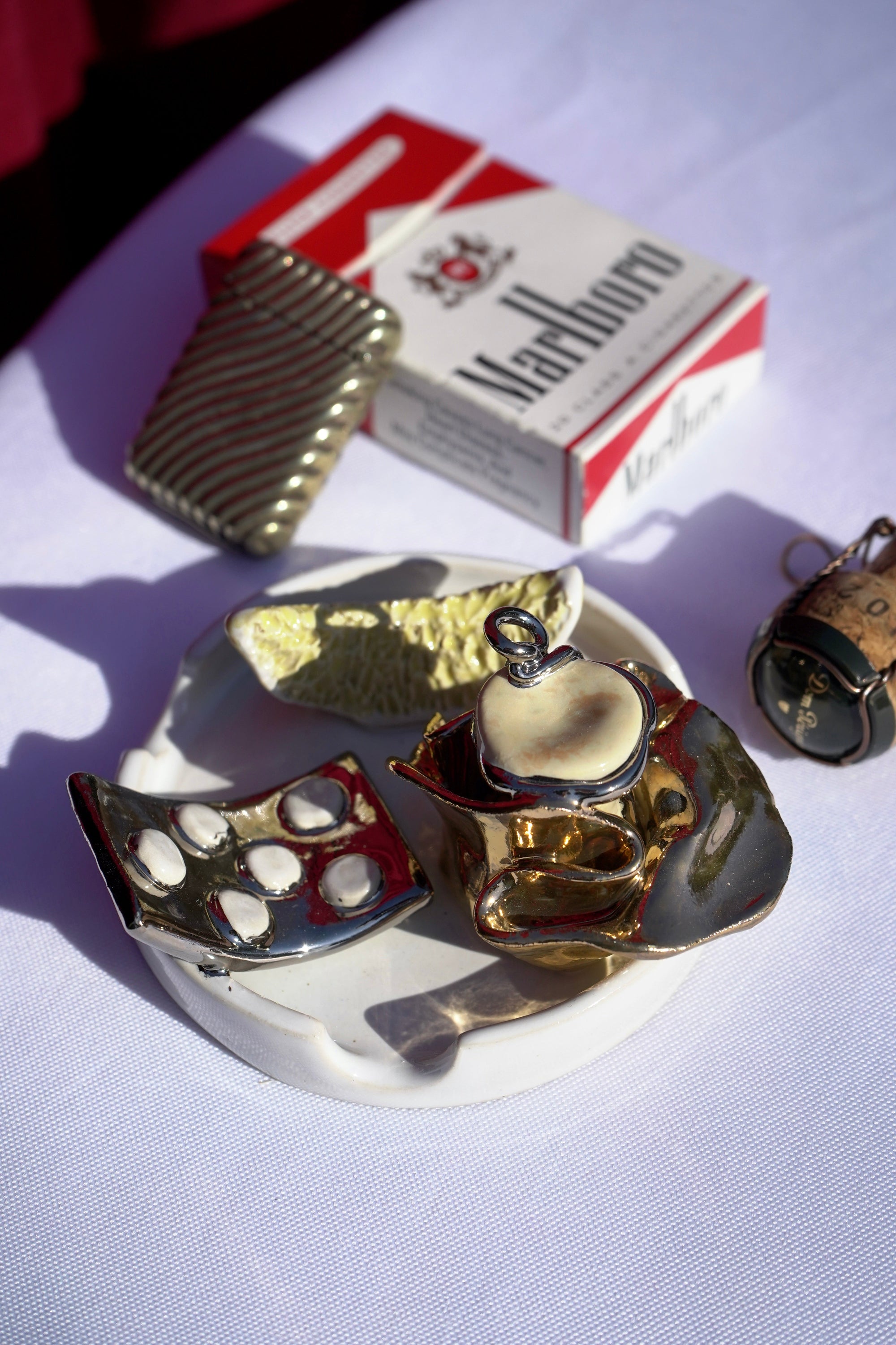 Champagne Headache Ashtray