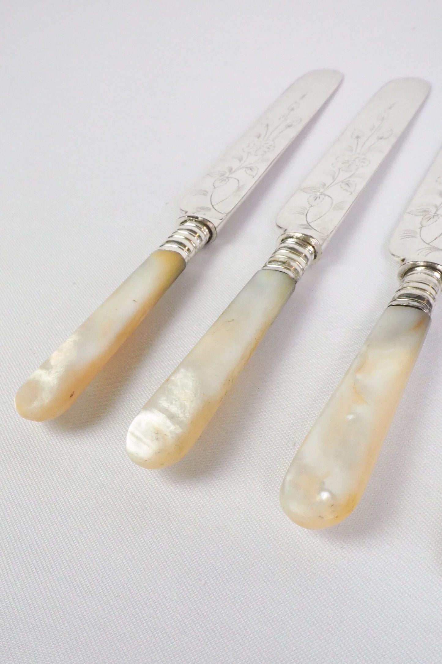 Antique Silver Plate Knives
