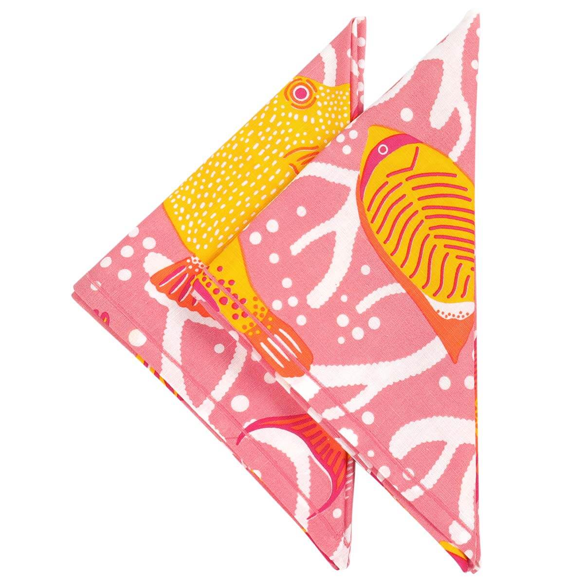 Pink Coral Reef Napkins - Set of 2