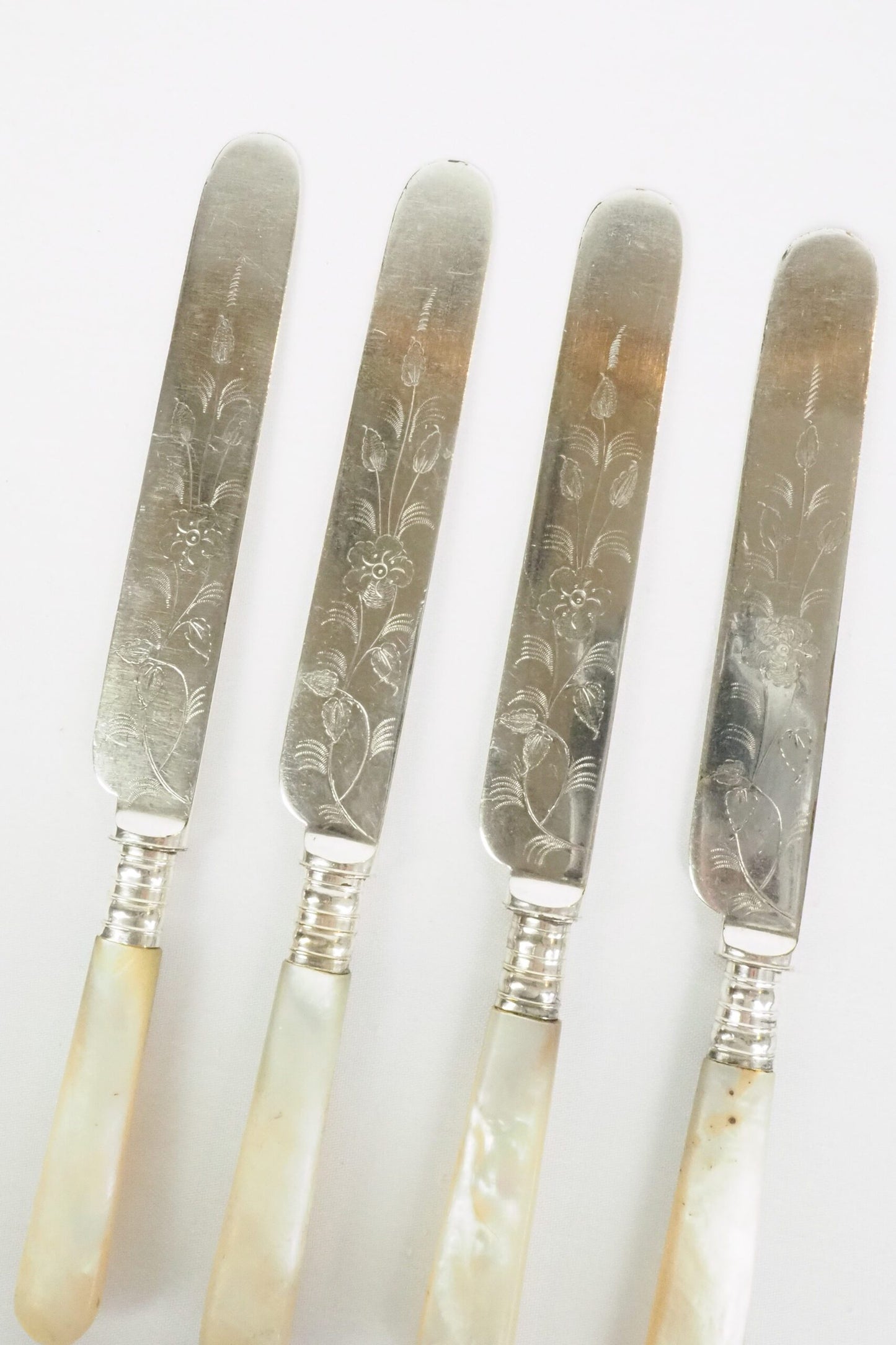 Antique Silver Plate Knives