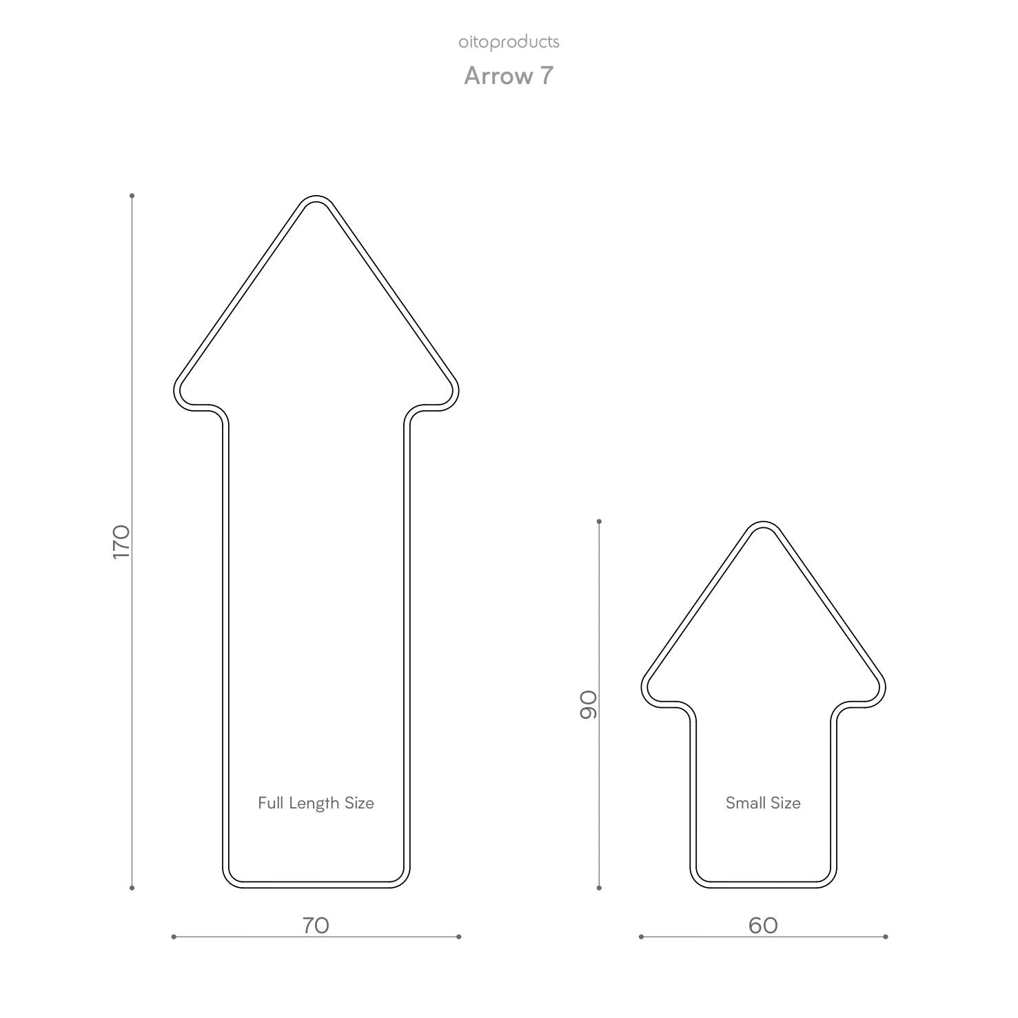 Arrow 7 - Accent Mirror