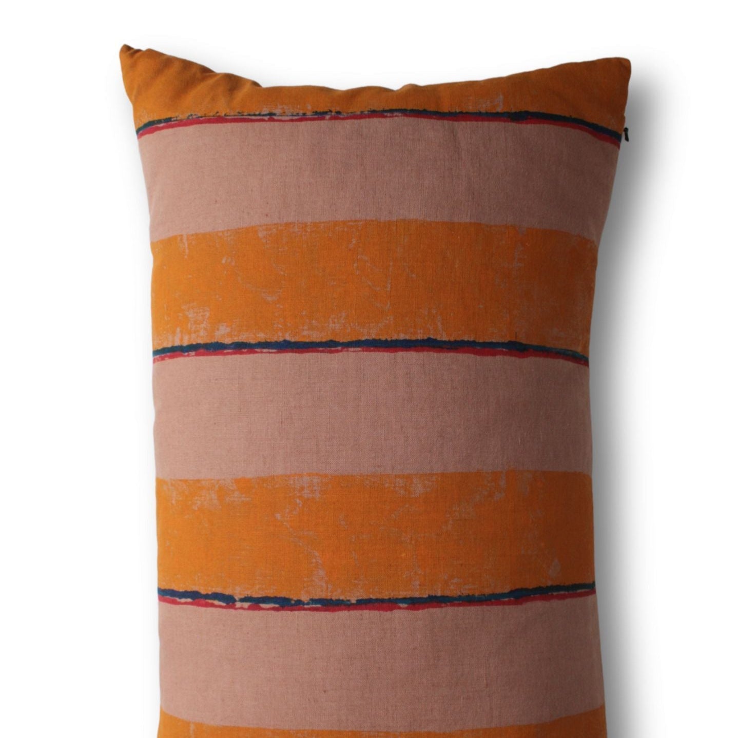 Oaxaca Terracotta Striped Cushion