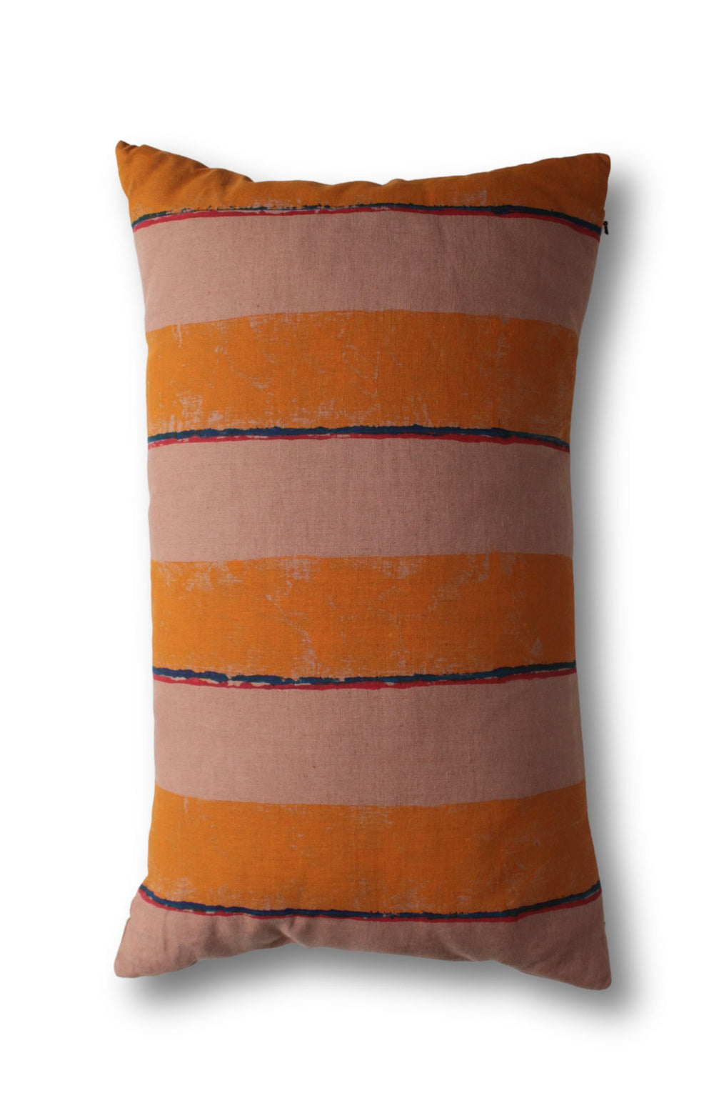 Oaxaca Terracotta Striped Cushion