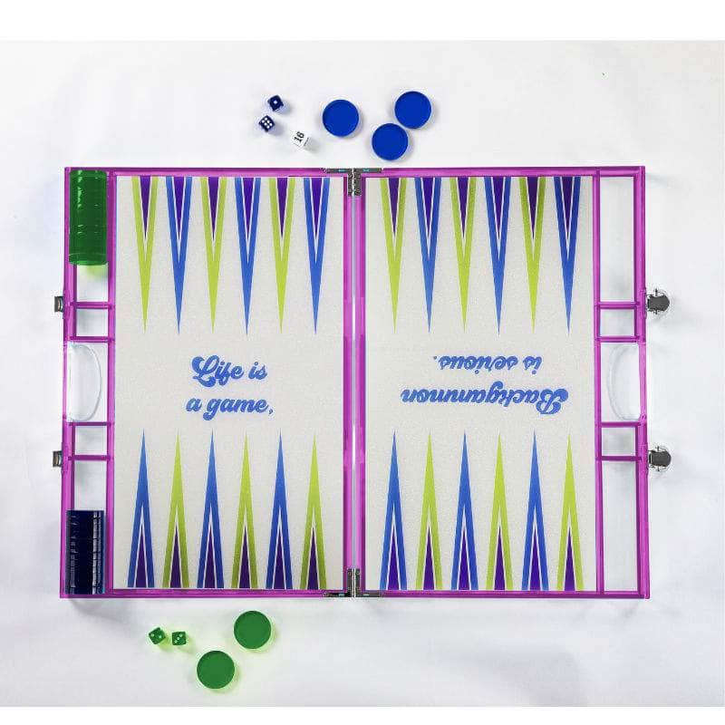 Life is a Game Backgammon-