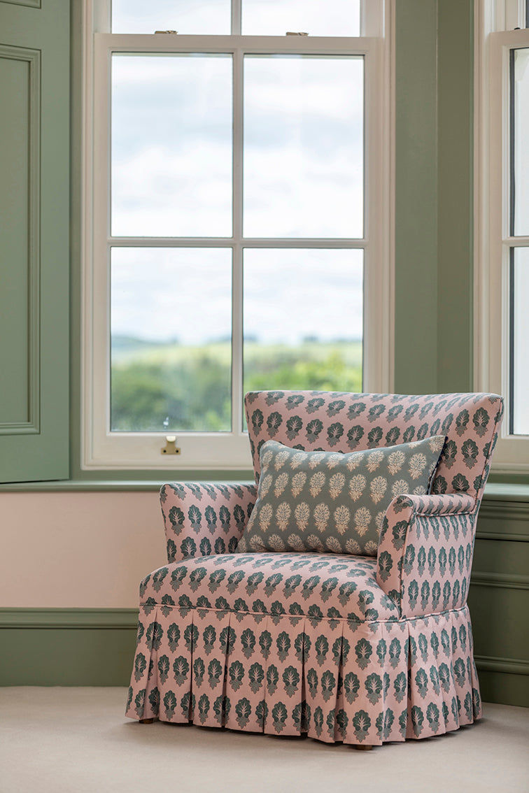 Home Collection - Bowmont Pine On Pink - New Fabric