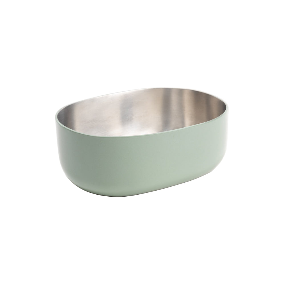 Steel Serveware Bowl Olive