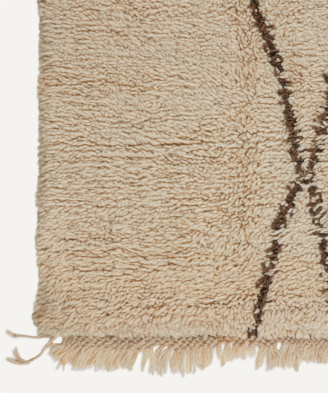 No. R0003 Vintage Beni Ourain Rug