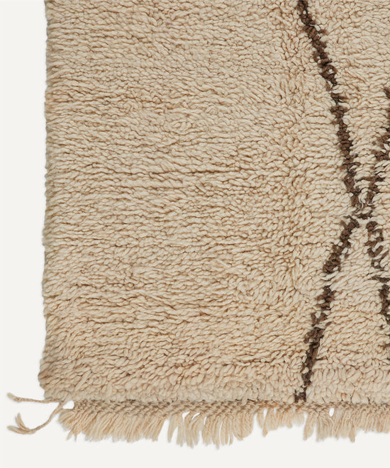 No. R0003 Vintage Beni Ourain Rug