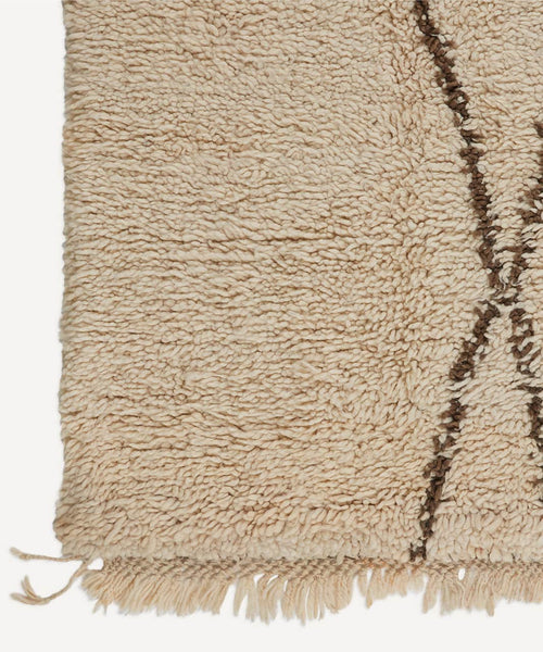 No. R0003 Vintage Beni Ourain Rug
