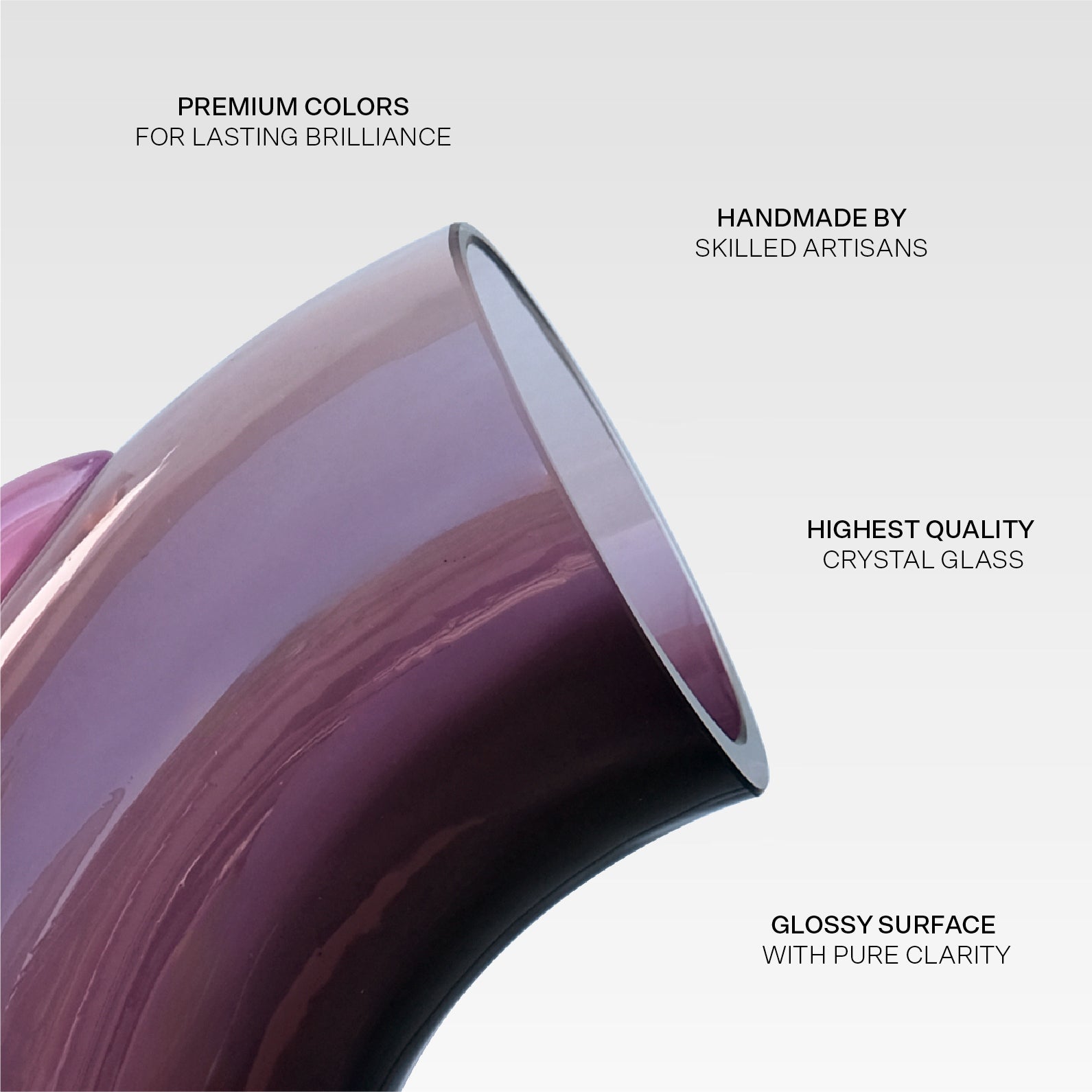 NESSIE Carafe - Purple with Pink Stripe