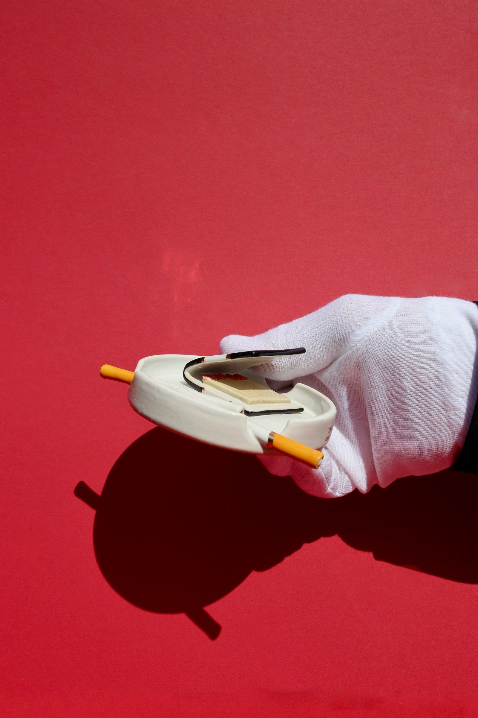 Black Matchbook Ashtray