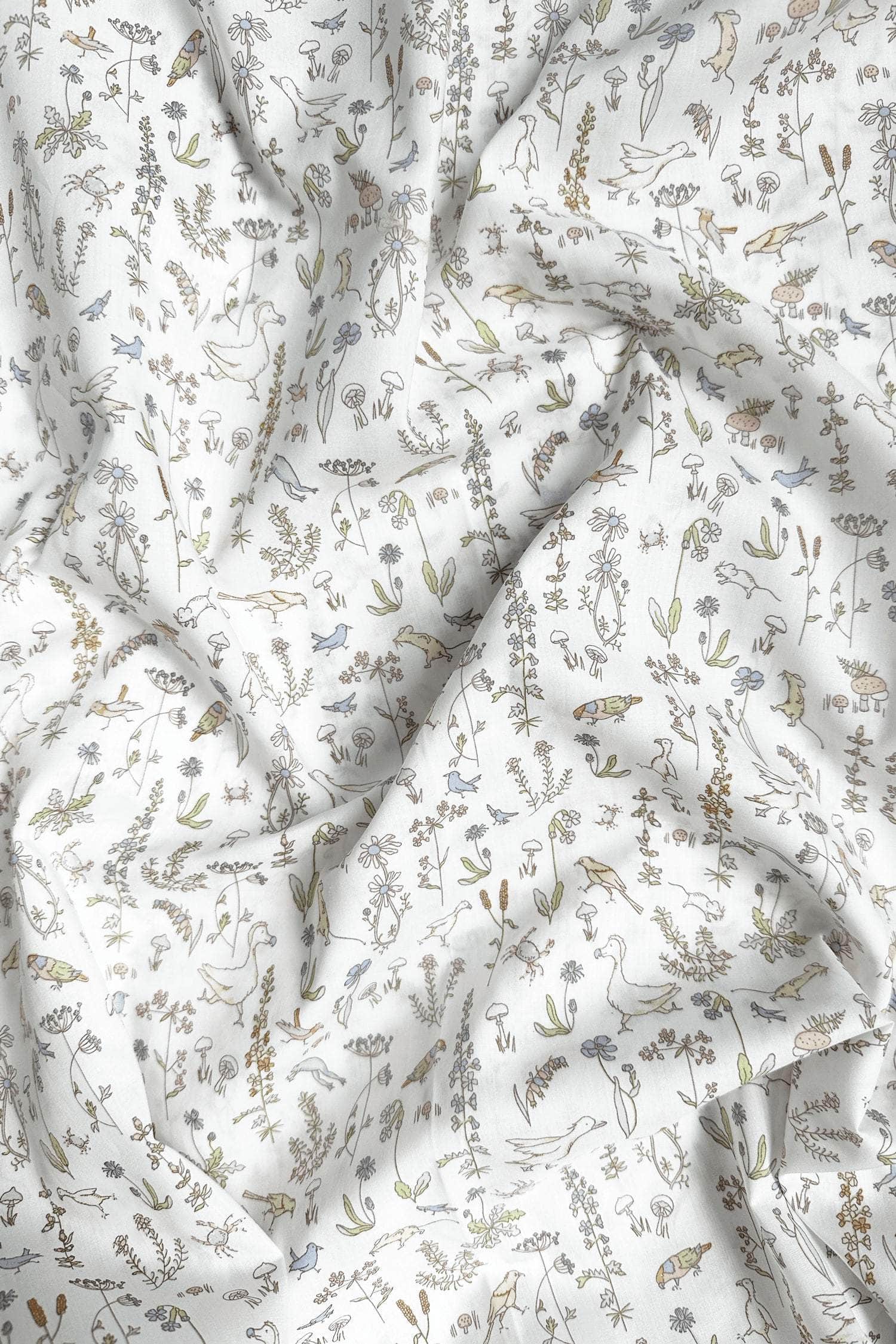 Bedding Made With Liberty Fabric Theo Green
