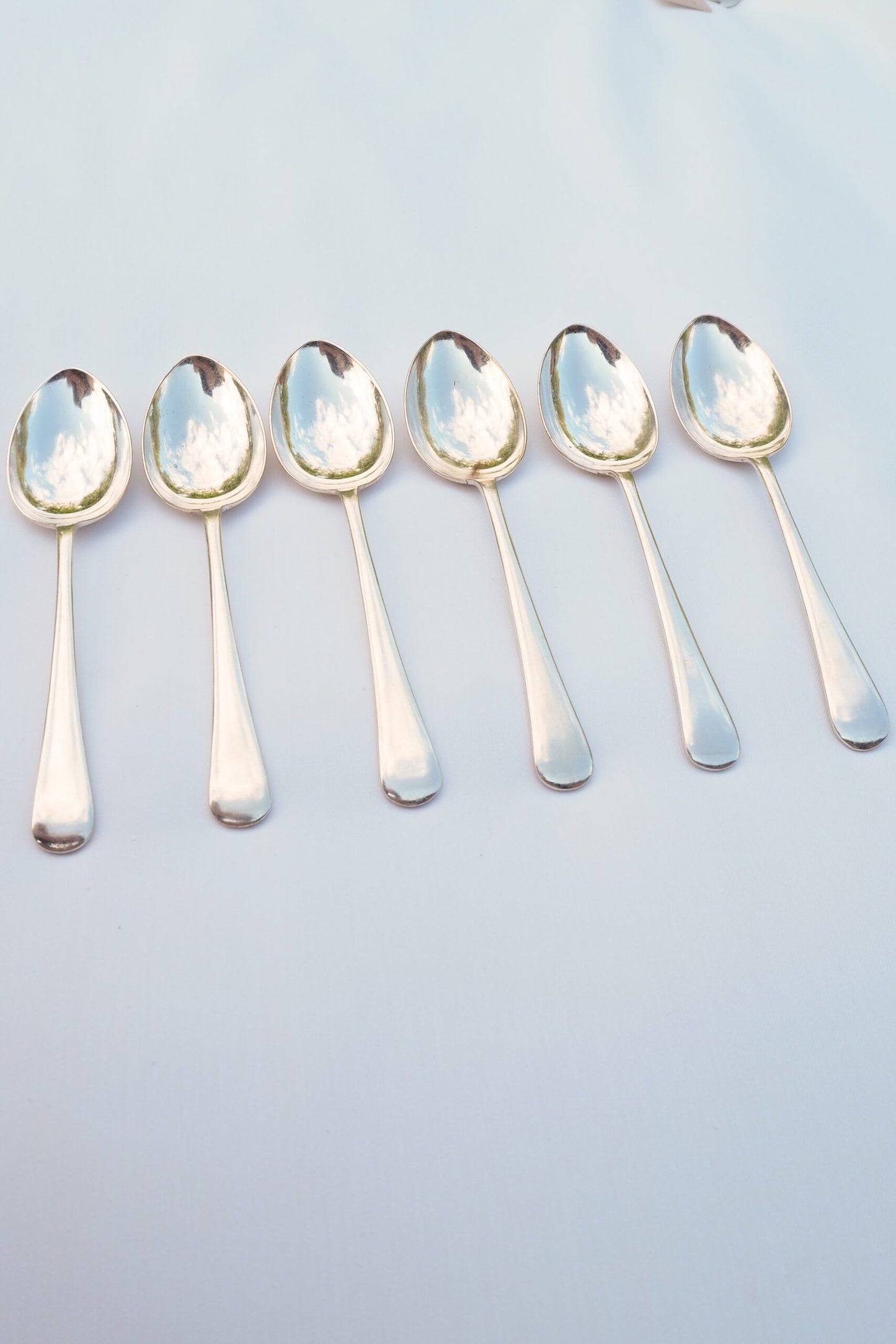 6 Vintage Silver Plate Spoons