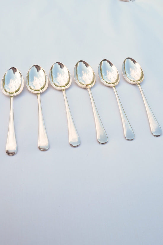 6 Vintage Silver Plate Spoons