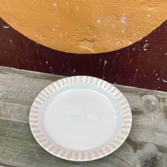 Small Striped Plate