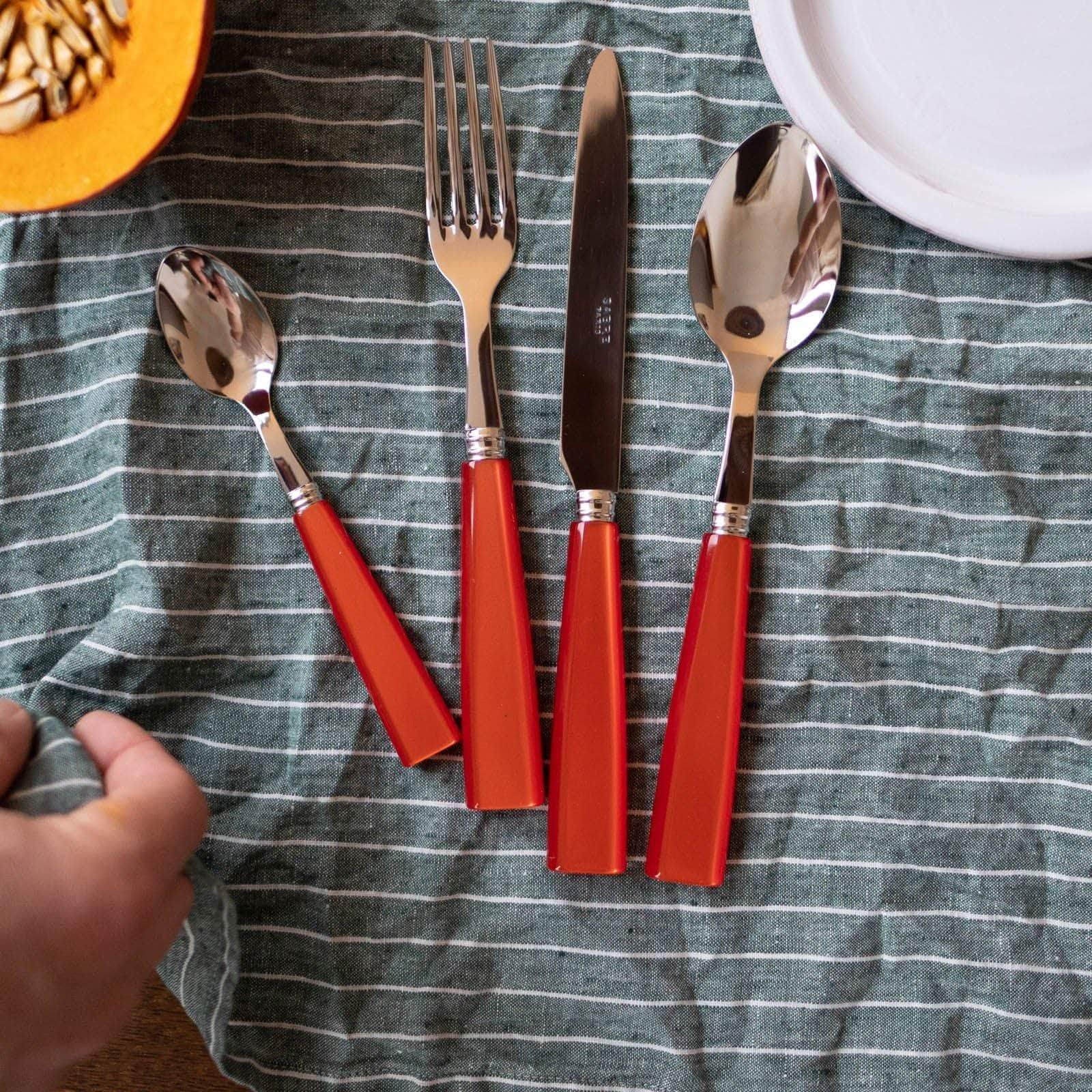 Icône 24 PC Cutlery Set, Orange