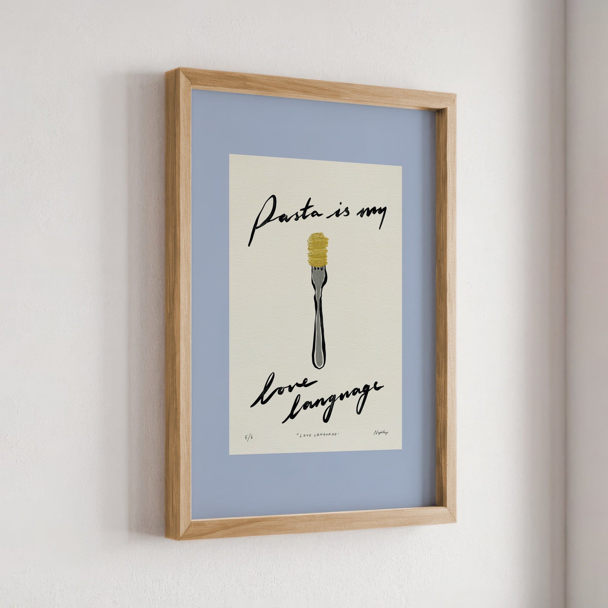 Pasta Is My Love Language Print