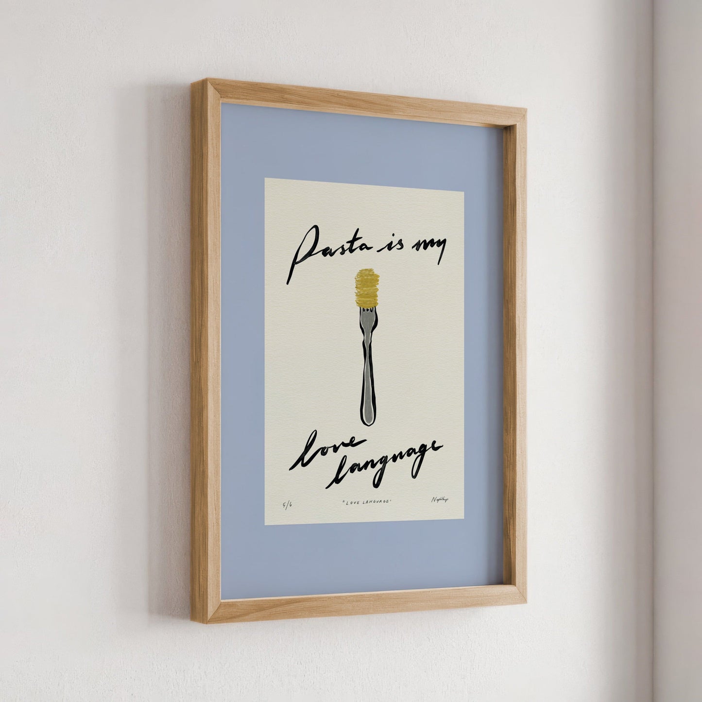 Pasta Is My Love Language Print