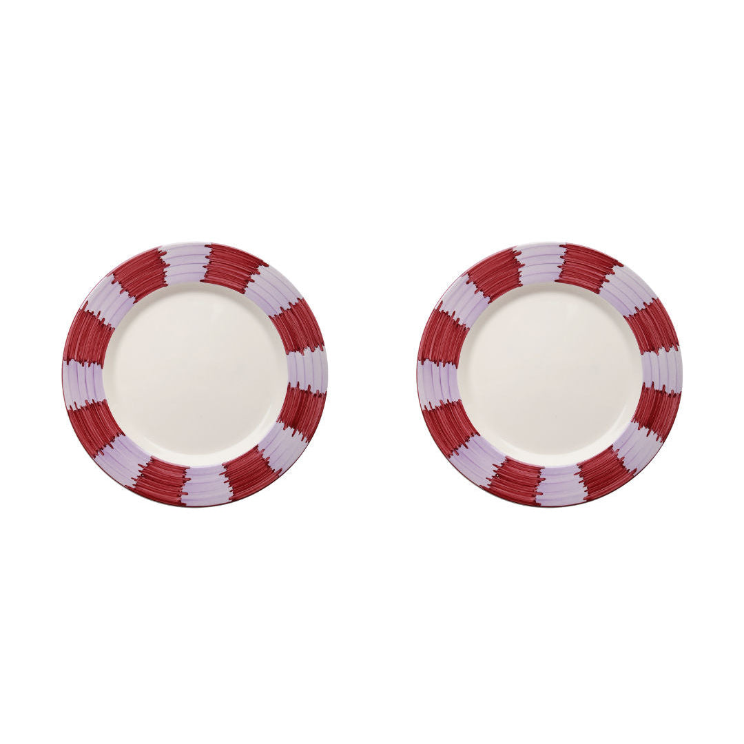Frida Purple Dinner Plate Set-Of-Two