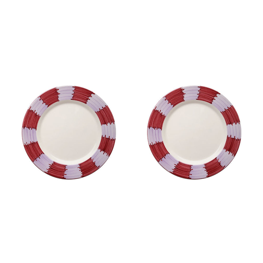 Frida Purple Dinner Plate Set-Of-Two