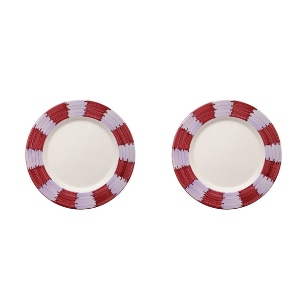 Frida Purple Dinner Plate Set-Of-Two