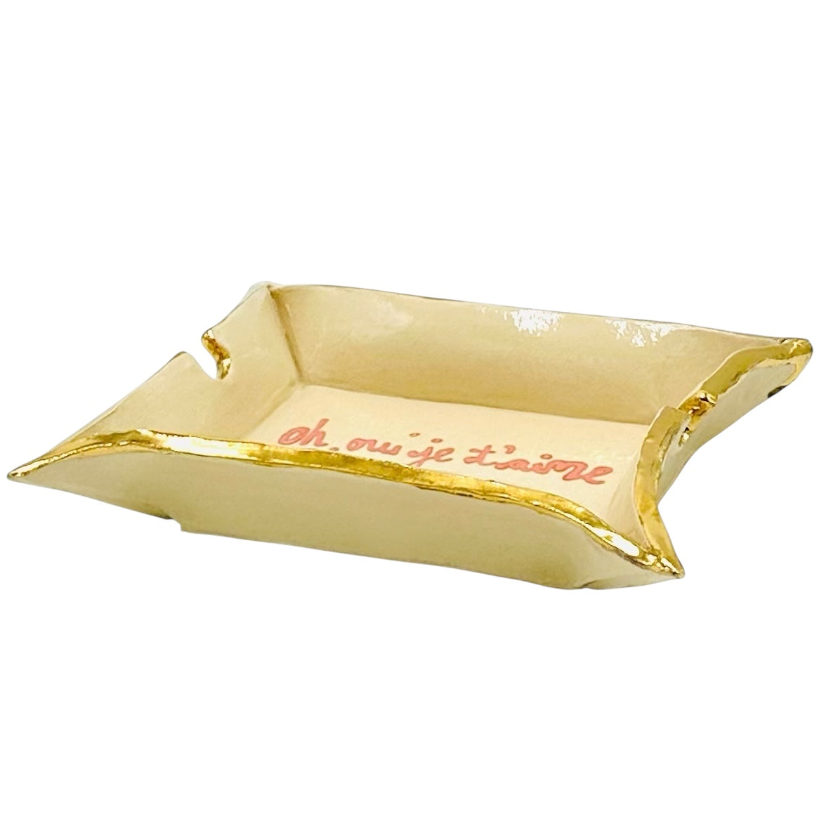 Oui Je T’aime Ashtray Pink