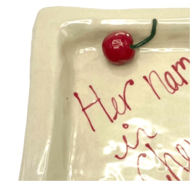 Her Name is Cherry Trinket Tray