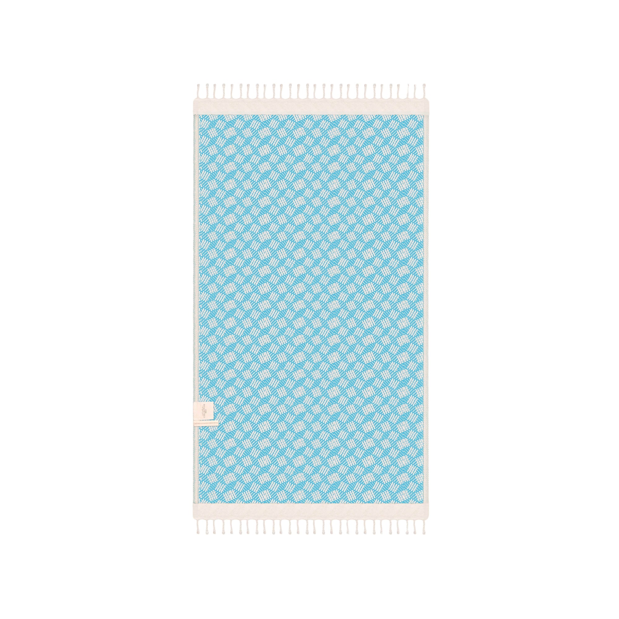 Modern Love Pure Cotton Bath Towel In Powder Blue