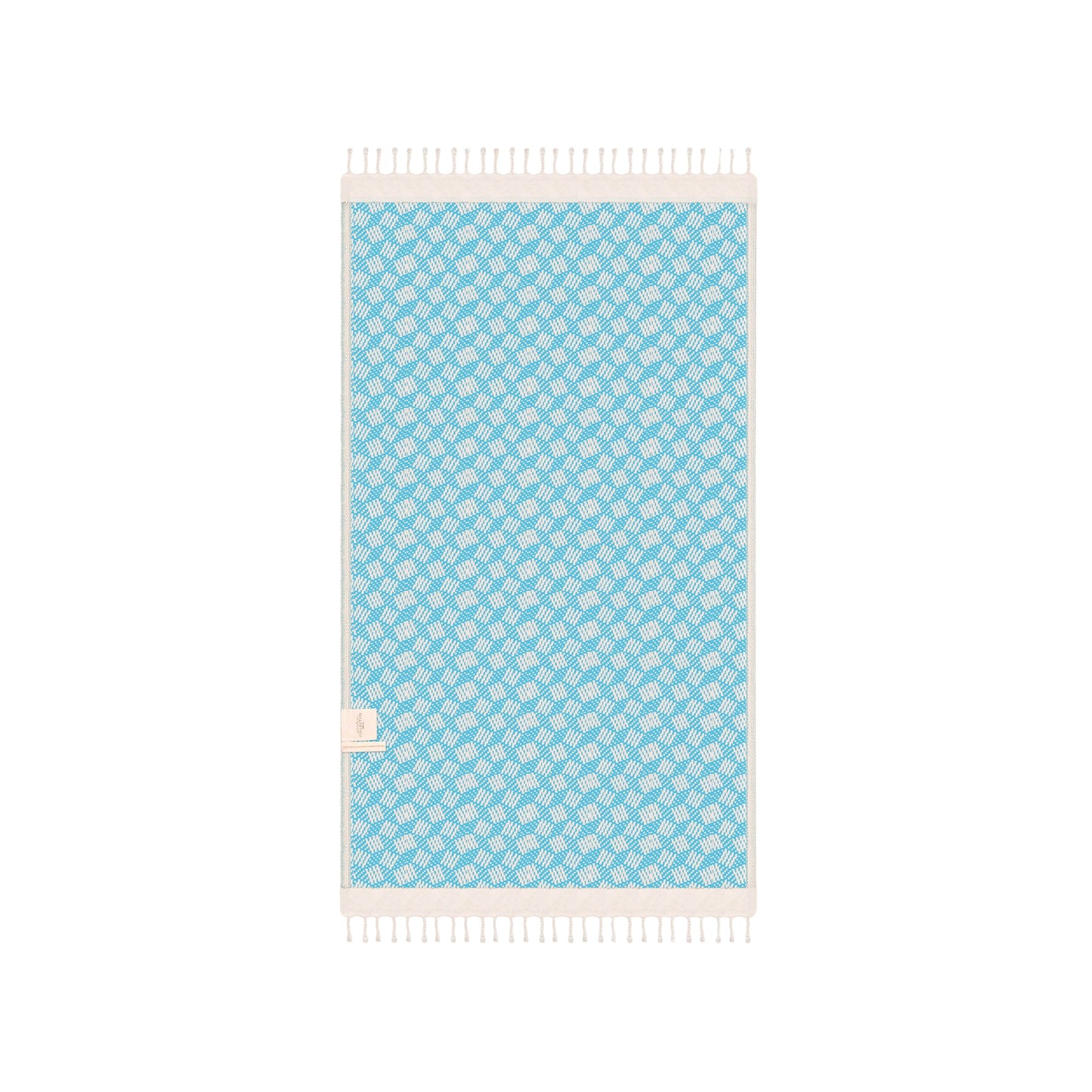 Modern Love Pure Cotton Bath Towel In Powder Blue