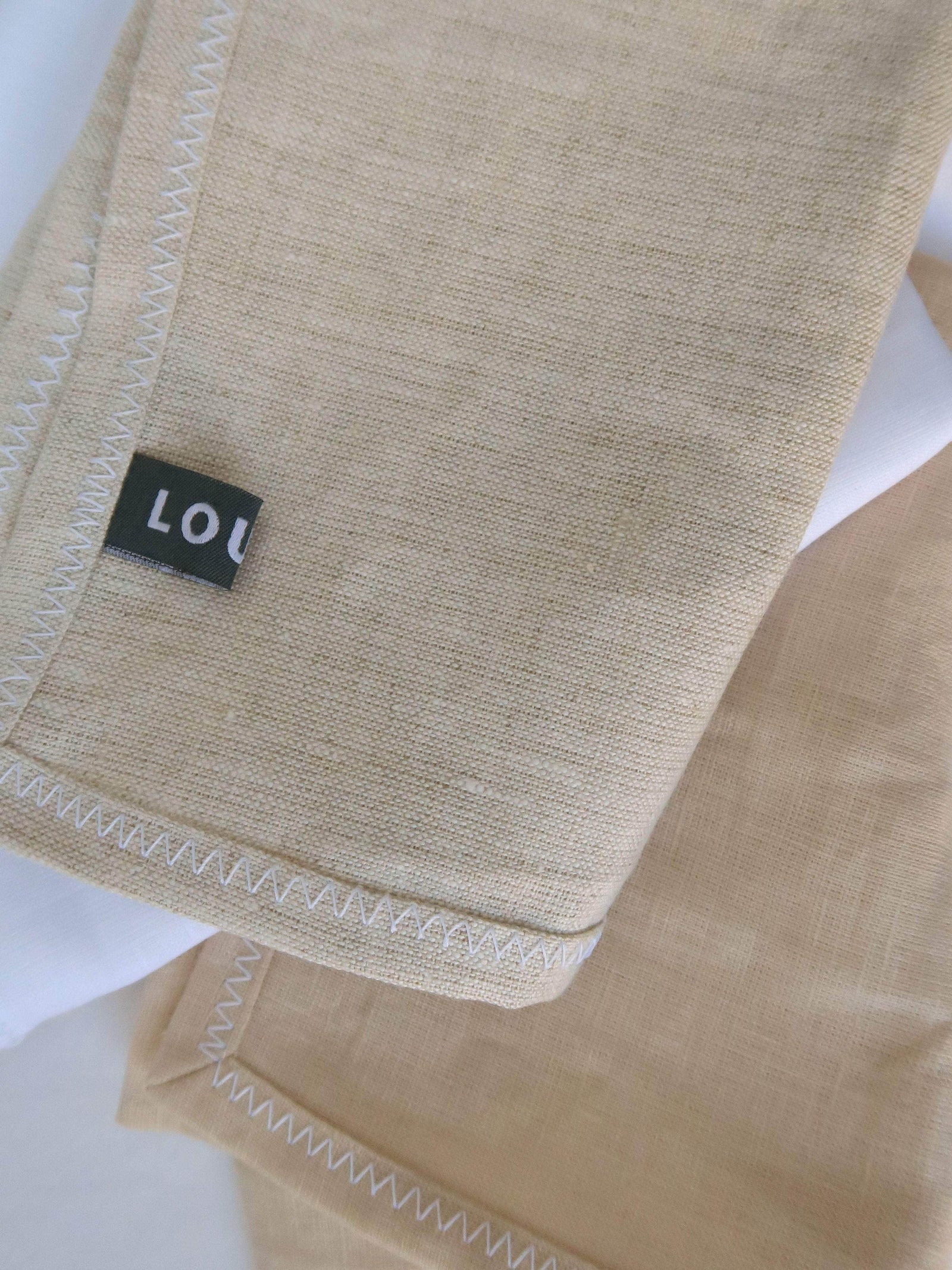 Irish Linen Napkin Set of 4 - Neutral Set