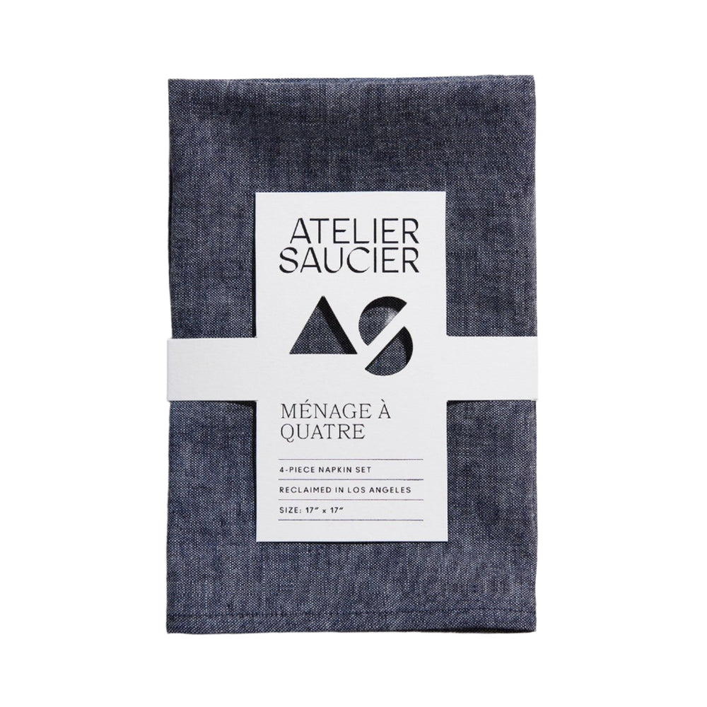 Japanese Chambray Napkins | Set of 4