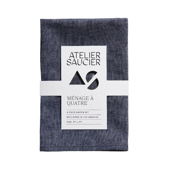 Japanese Chambray Napkins | Set of 4