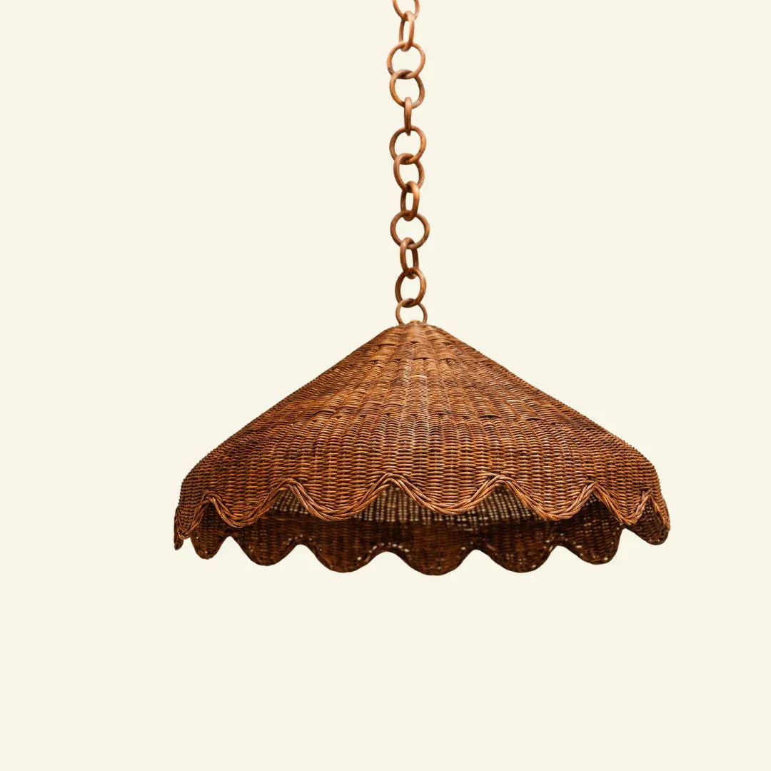 Lily Scalloped Pendant Light