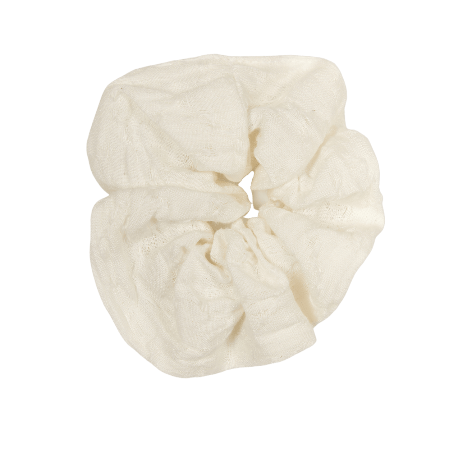 Scrunchie in textured linen