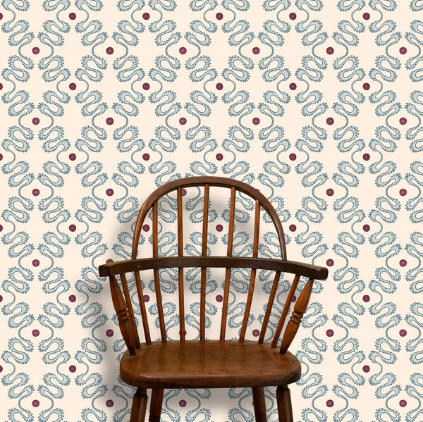 Pattern Play Wallpaper - Indigo