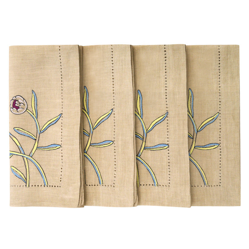 Watercolor Bloom - Table Napkin (Set of 4)