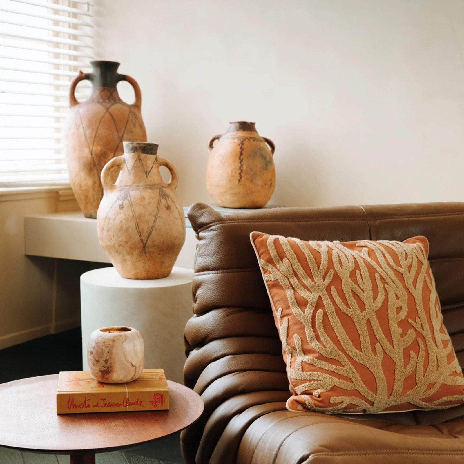 Cushion Lauren Caramel & Sand