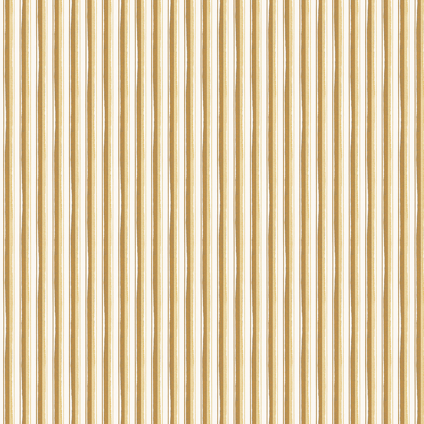 Modern Ticking Wallpaper - Ochre