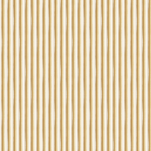 Modern Ticking Wallpaper - Ochre