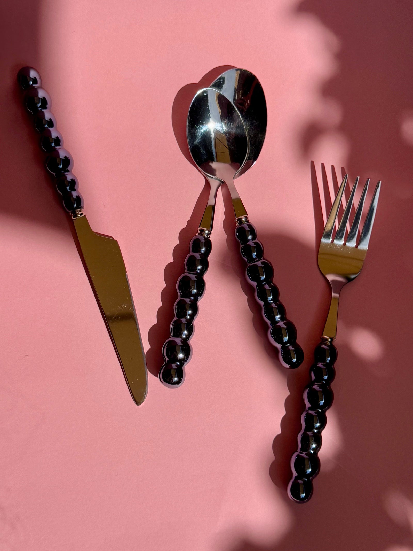 Perlita Cutlery Set - Navy Blue