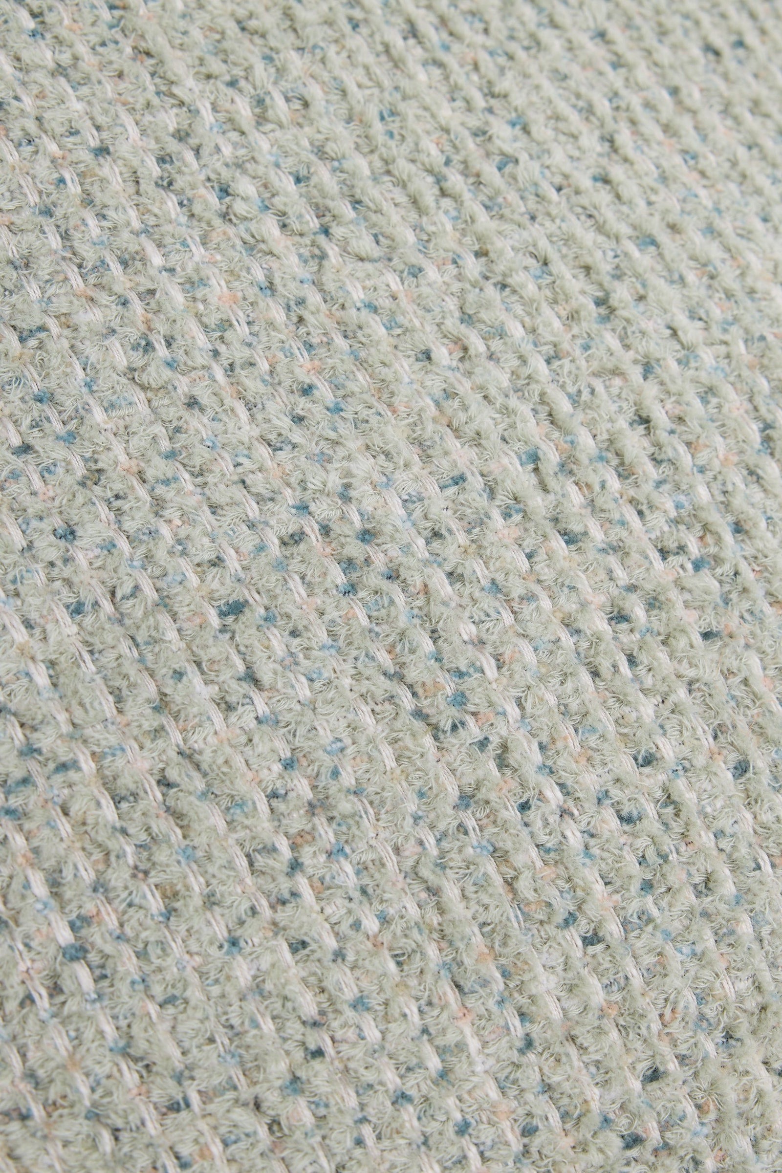 Plush Cushion Cover - Light Green