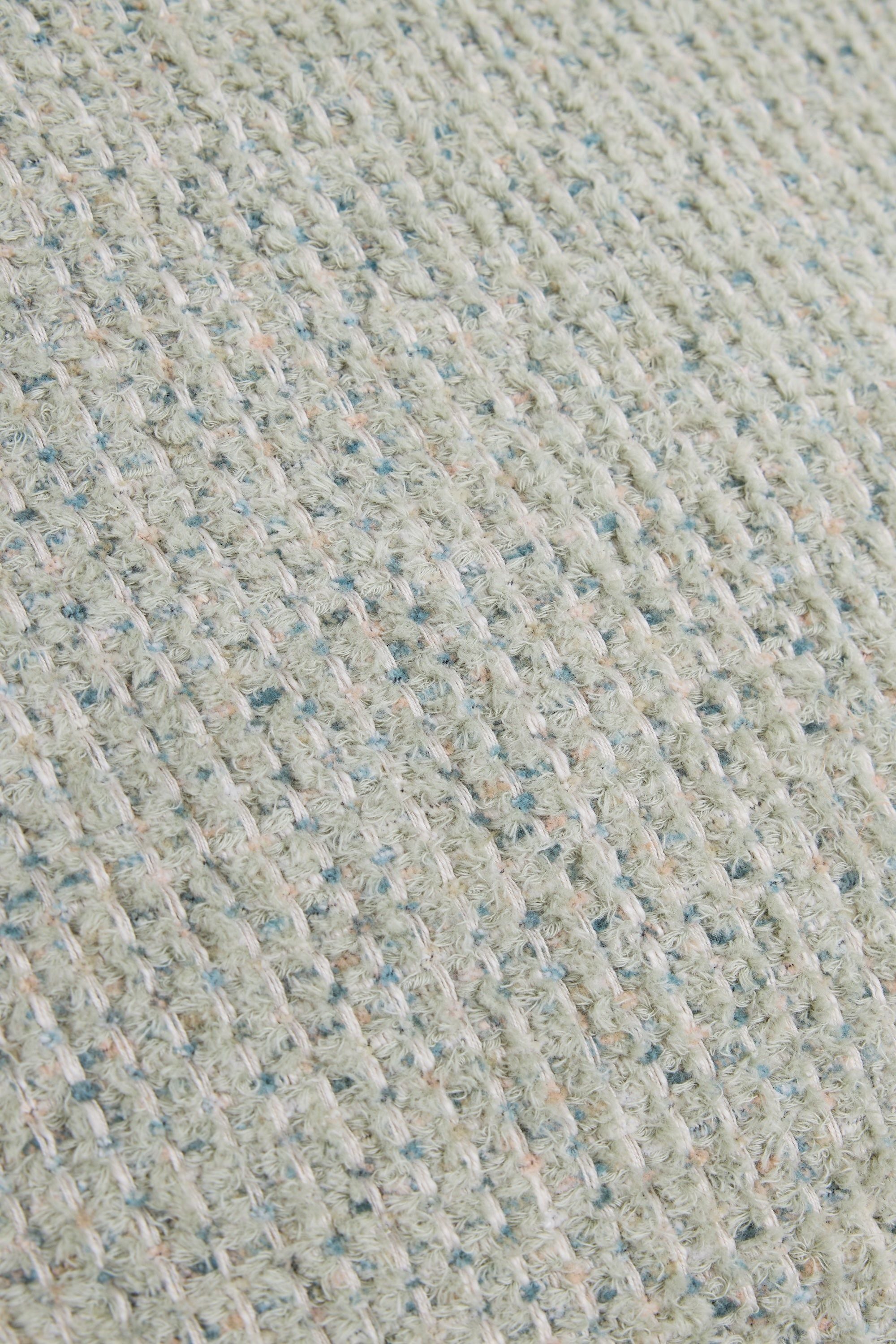 Plush Cushion Cover - Light Green