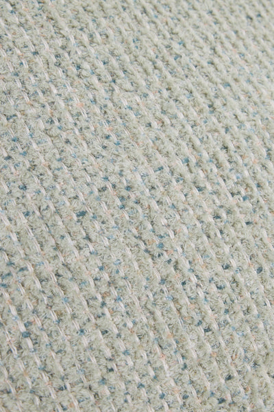 Plush Cushion Cover - Light Green